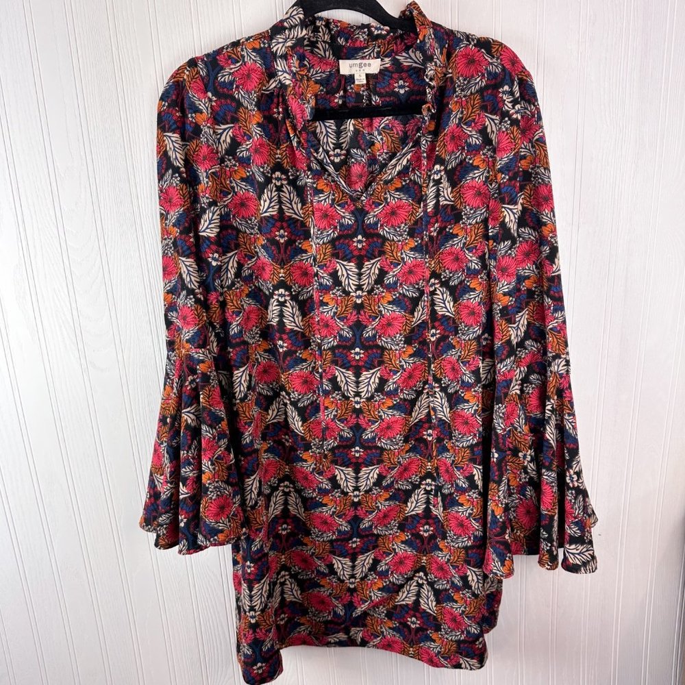 Umgee Dress Boho Bell sleeves‎ size S